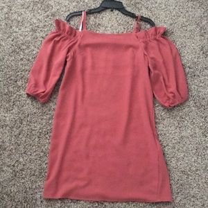 Drop shoulder sheath dress